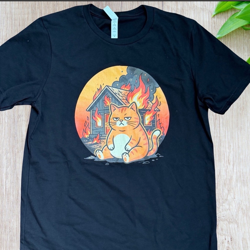 Chaos Cat Shirt – Cute but Dark Graphic Tee